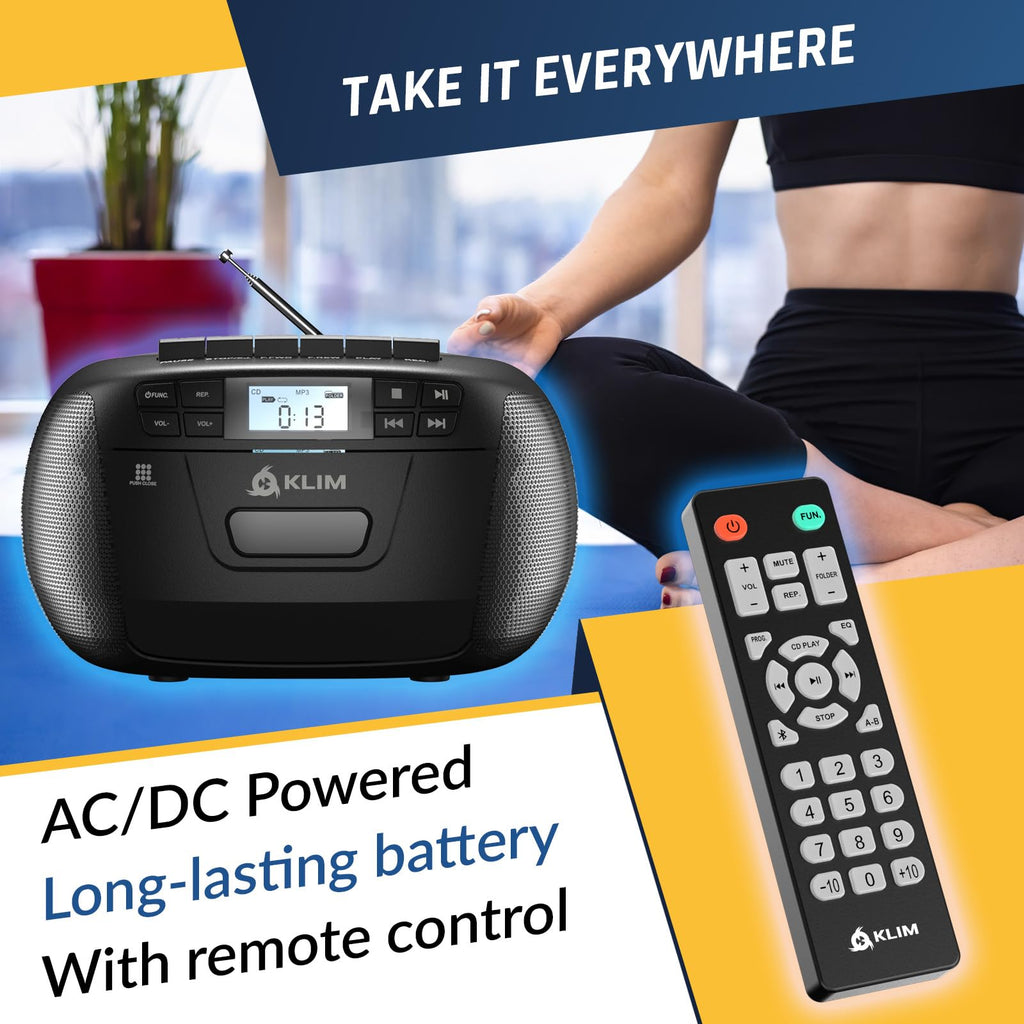 CD Cassette Player with Bluetooth Boombox N9291