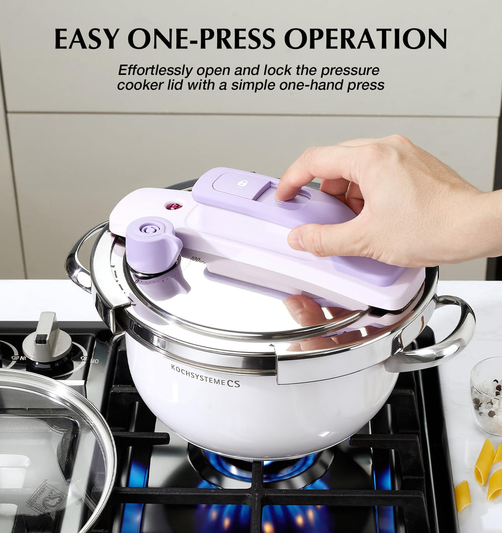 Small Stainless Steel Pressure Cooker 3.2 Quart J7678