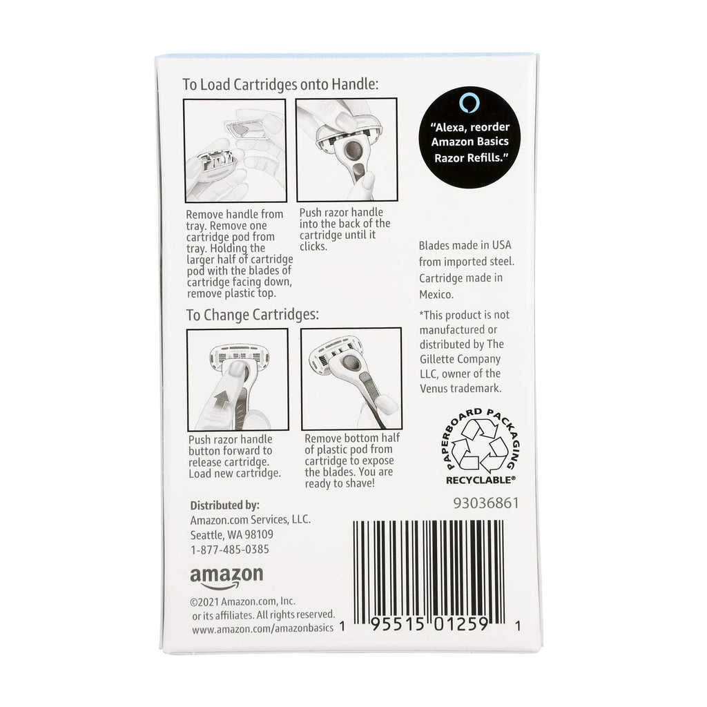 5-Blade Razor Refills 6 Count Pack of 2 I4799
