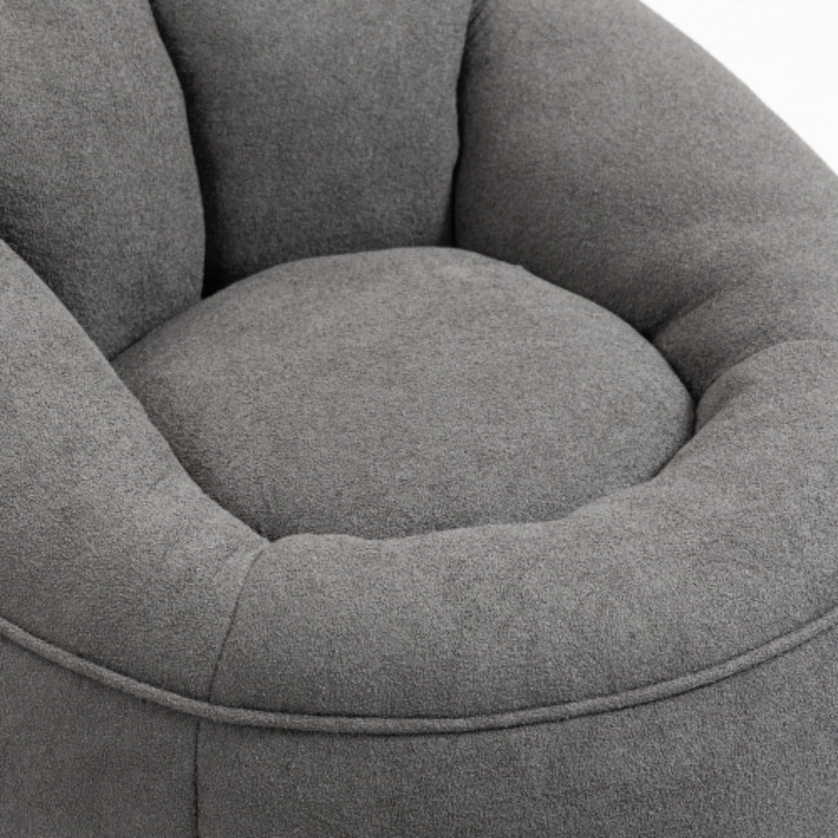 Microfiber Memory Foam Bean Bag Chair with Footstool N61321