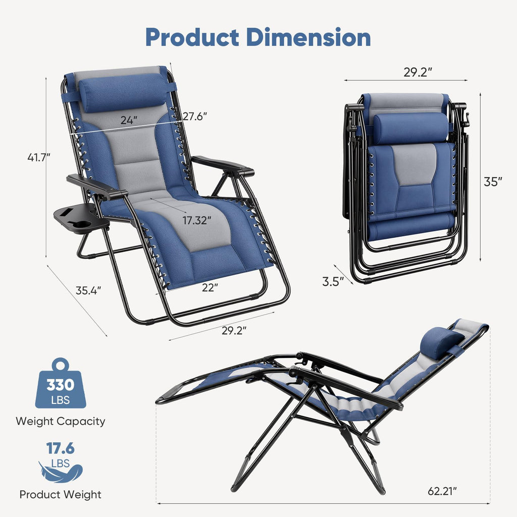 Zero Gravity Chairs Set of 2 V87133