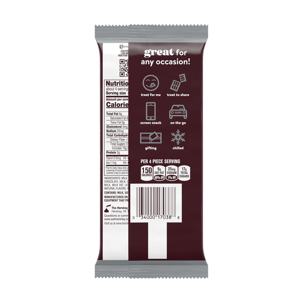 Milk Chocolate Candy Bars 4.4 oz 12 ct G828