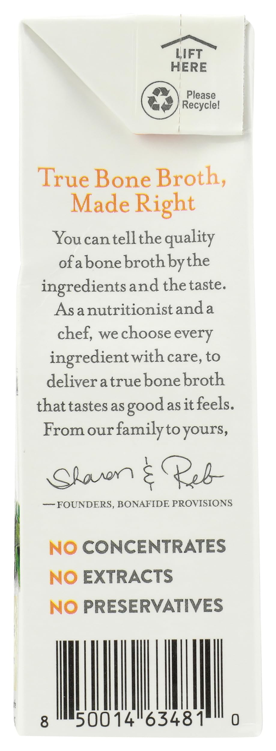 Chicken Bone Broth No Salt Added Organic 16.9 Ounce H4034