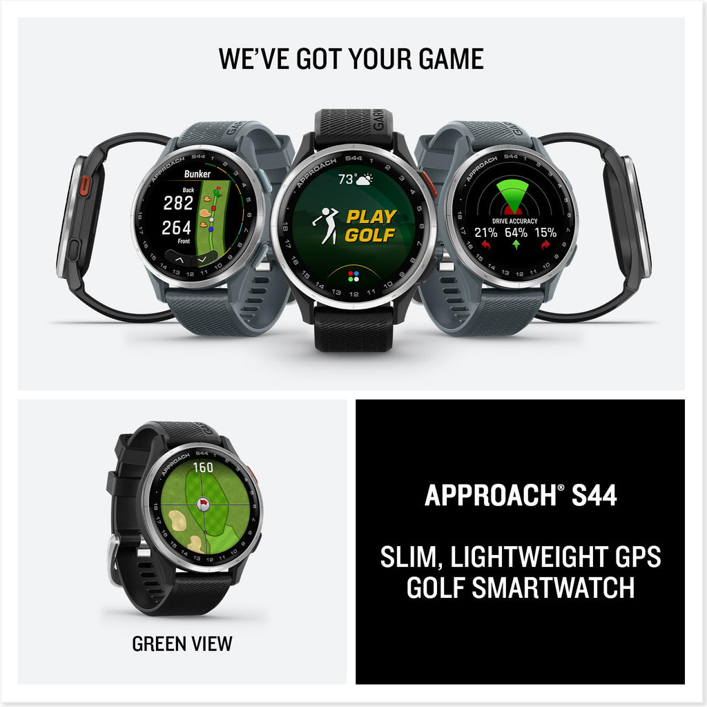 Golf GPS Smartwatch 43mm Black V7415
