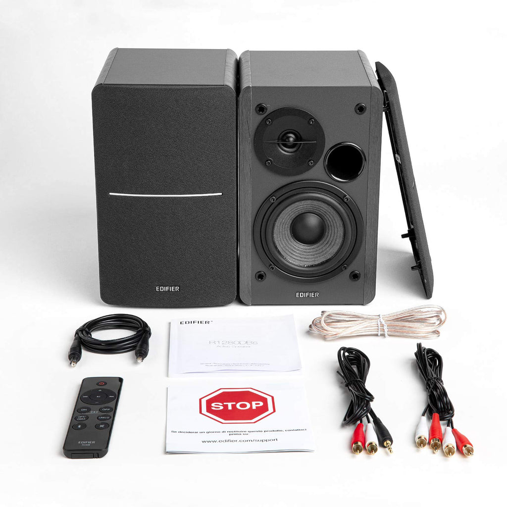 Active Bluetooth Bookshelf Speakers Black L21303