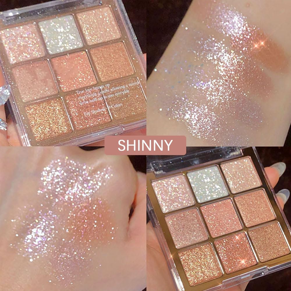 Pink Glitter Eyeshadow Palette I172