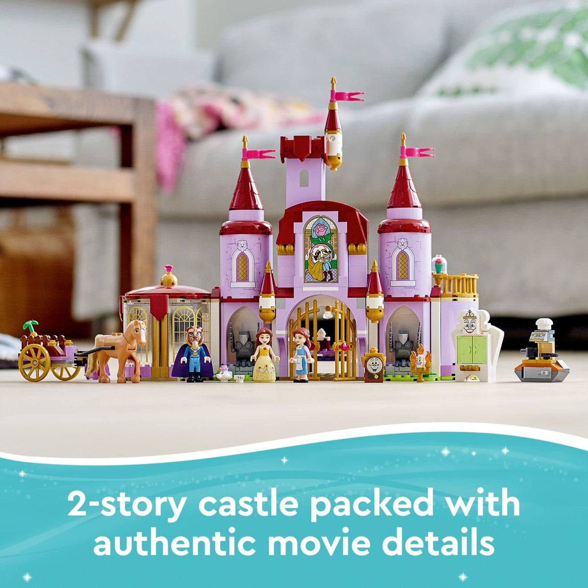 Building Toy with Horse Toy, Mini-Doll Figures, Plus Accessories Q752050