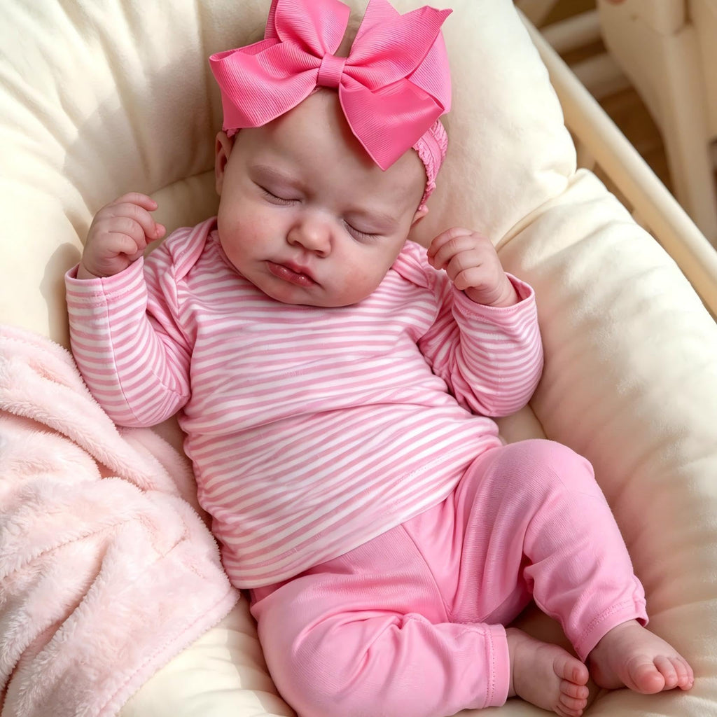 20 Inch Realistic Newborn Baby Dolls with Pink Clothes L98321