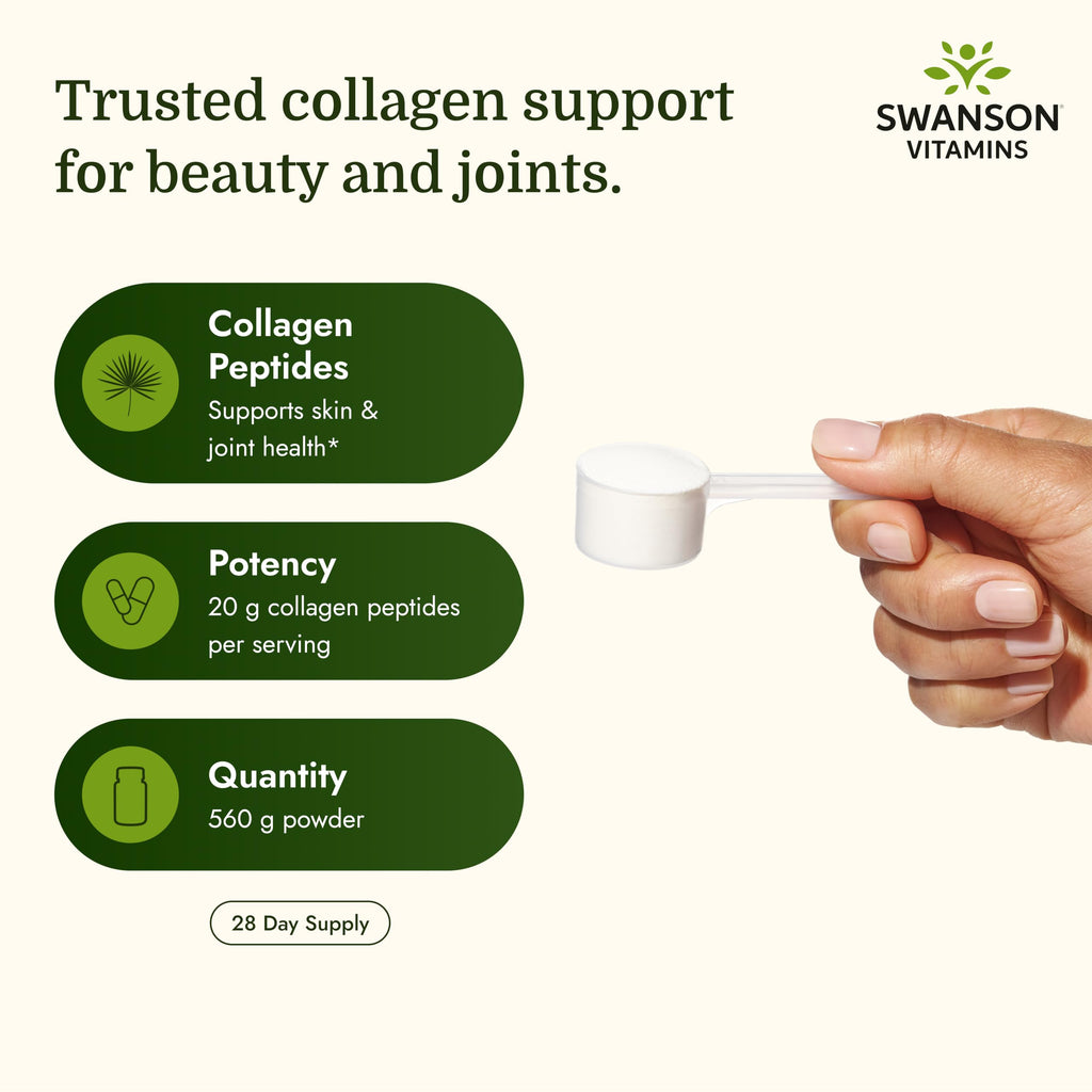 Collagen Peptides Unflavored 19.75 oz Powder P3479