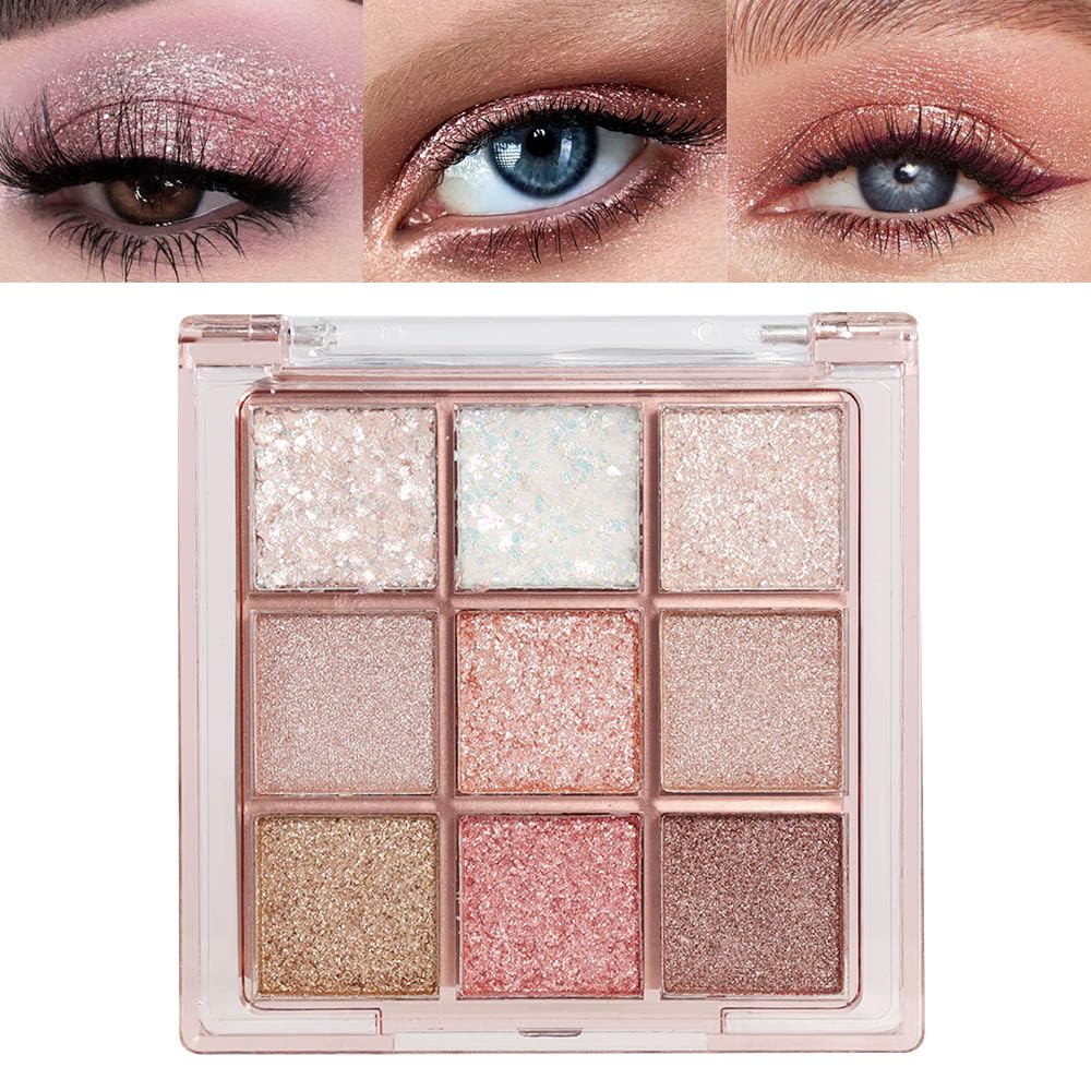 Pink Glitter Eyeshadow Palette I172