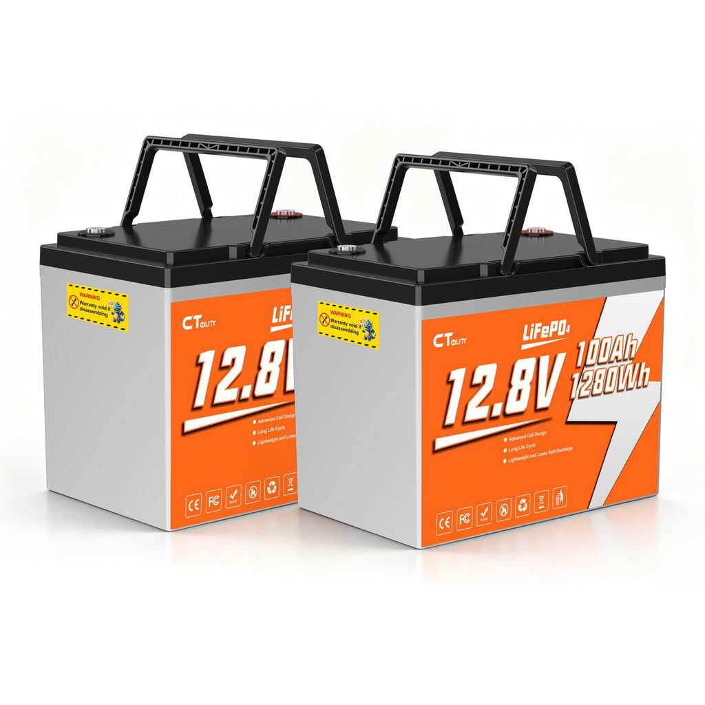 12V 100Ah LiFePO4 Lithium Battery A195357