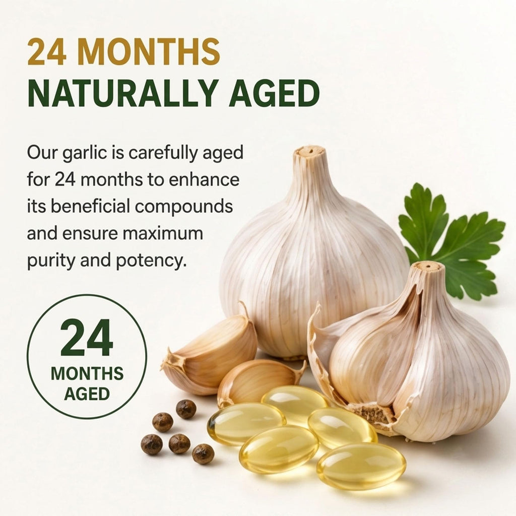 Odorless Aged Garlic Extract Supplement, 300 Softgels L862