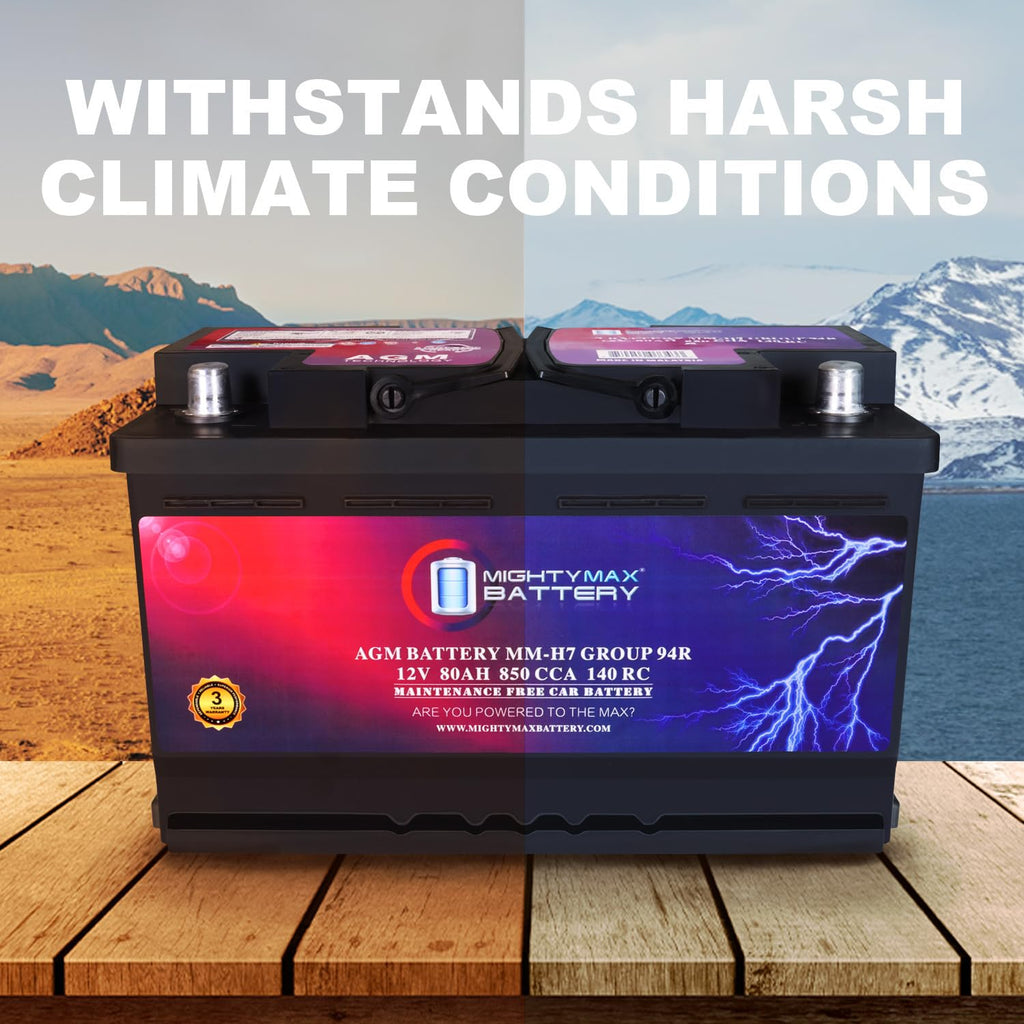 12V 80AH 850 CCA Replacement Battery Y240