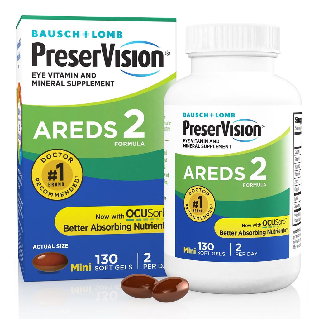 Lutein Zeaxanthin Eye Vitamins 130 Softgels P3448