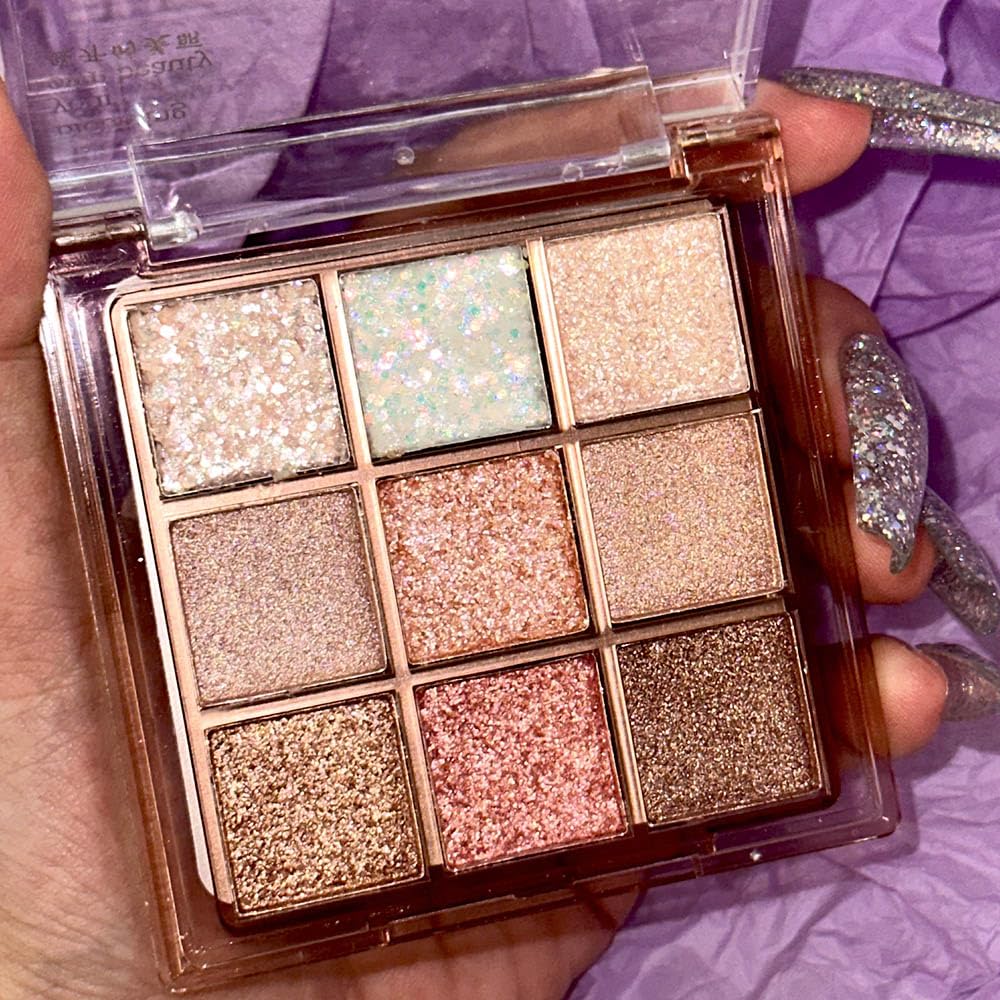 Pink Glitter Eyeshadow Palette I172