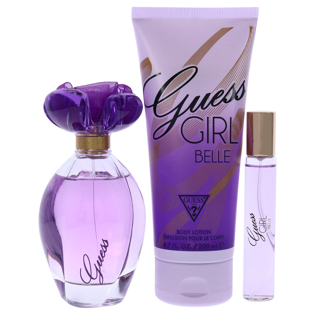 3 Pc Gift Set 3.4 oz EDT Spray 0.5 oz EDP Travel Spray 6.7 oz Body Lotion J140