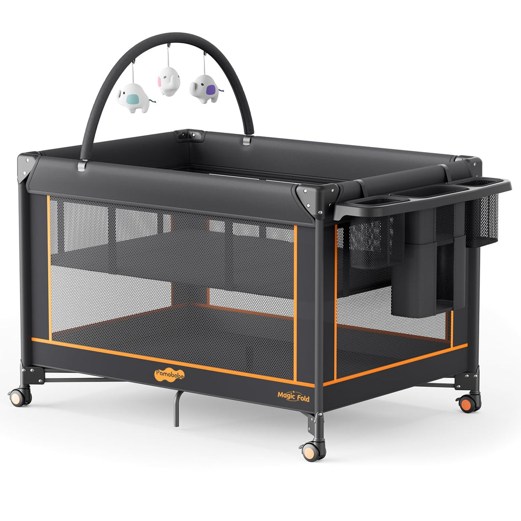 Portable Foldable Playard with Mattress and Storage Bag E658