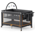 Portable Foldable Playard with Mattress and Storage Bag E658