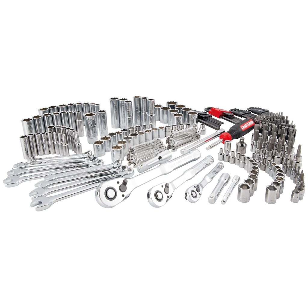 230 Pcs Mechanics Tool Set Socket Wrench Set with Toolbox J990