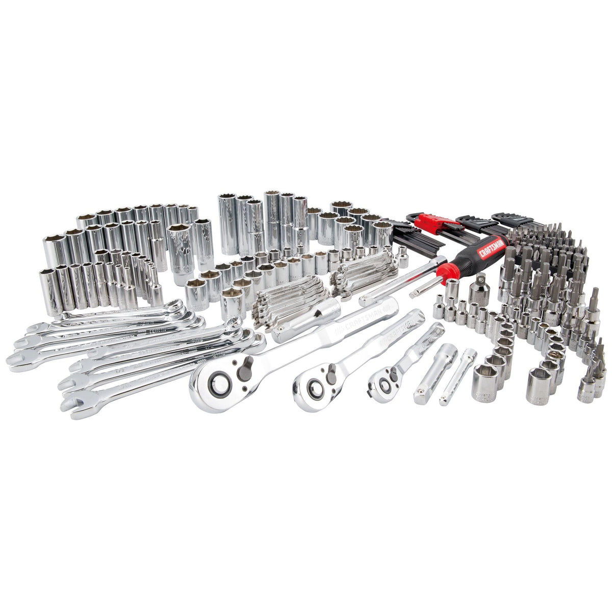230 Pcs Mechanics Tool Set Socket Wrench Set with Toolbox J990