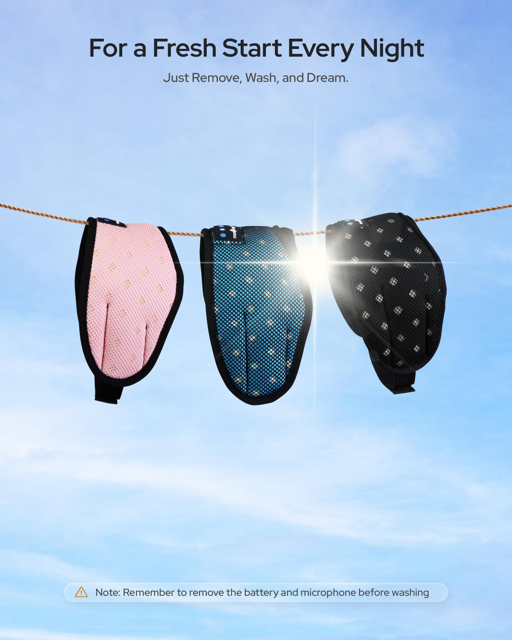 Bluetooth Sleep Mask Headphones L6970