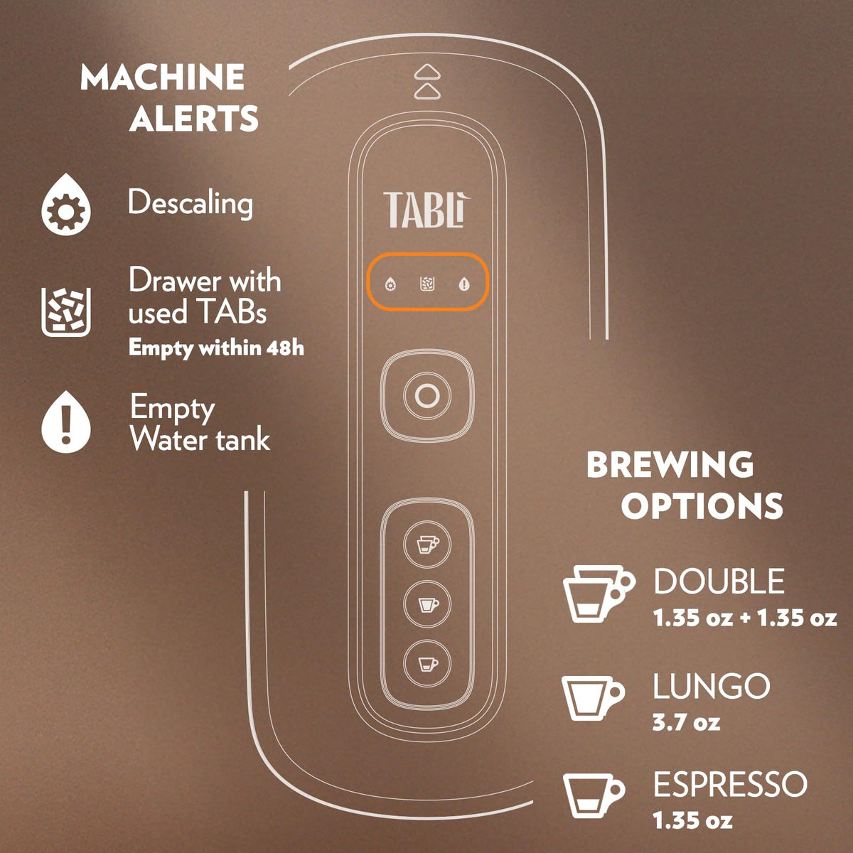 Espresso Machine and Coffee Tabs E249