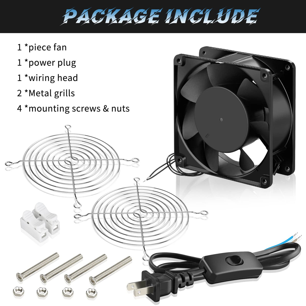 110V 120mm AC Axial Cooling Fan C32457