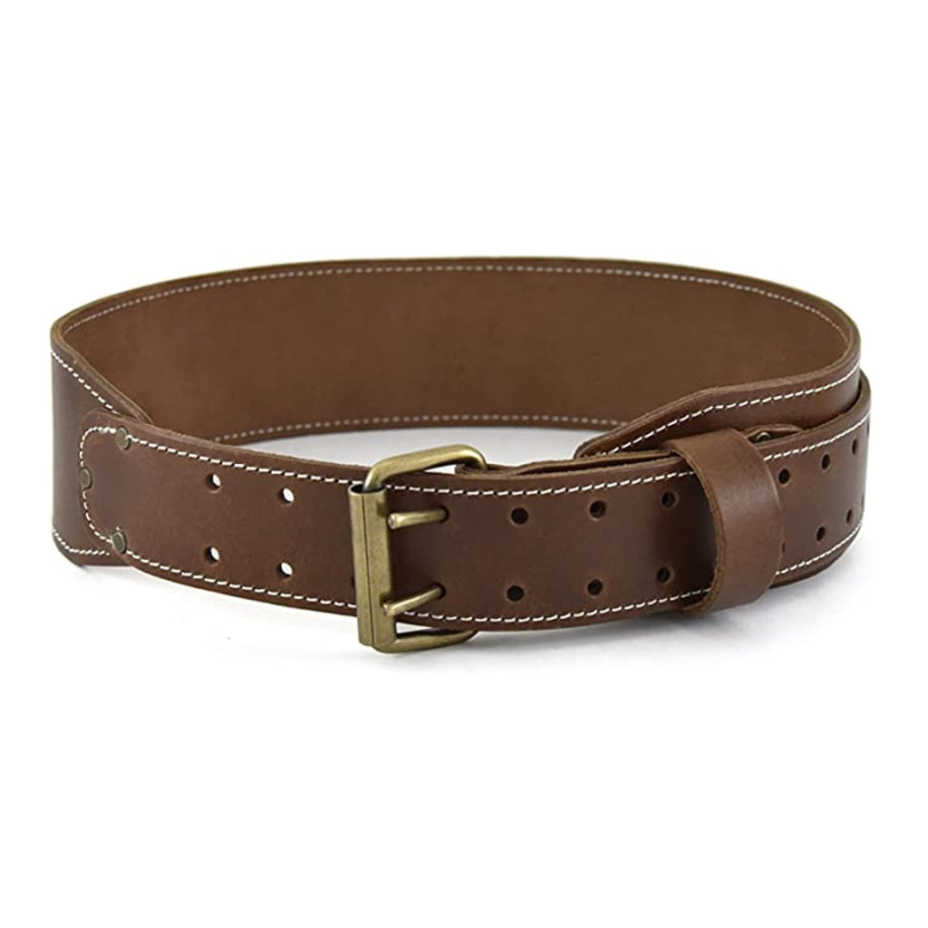 3" Wide Tapered Full-Grain Leather Work Belt V89304