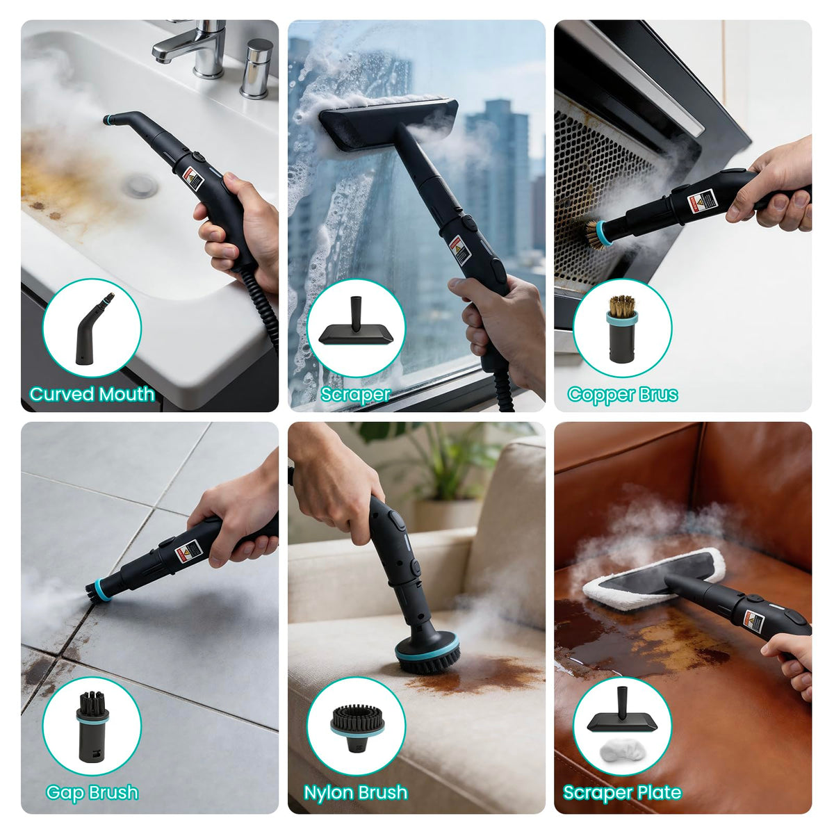 Portable Handheld Steam Cleaner M346216