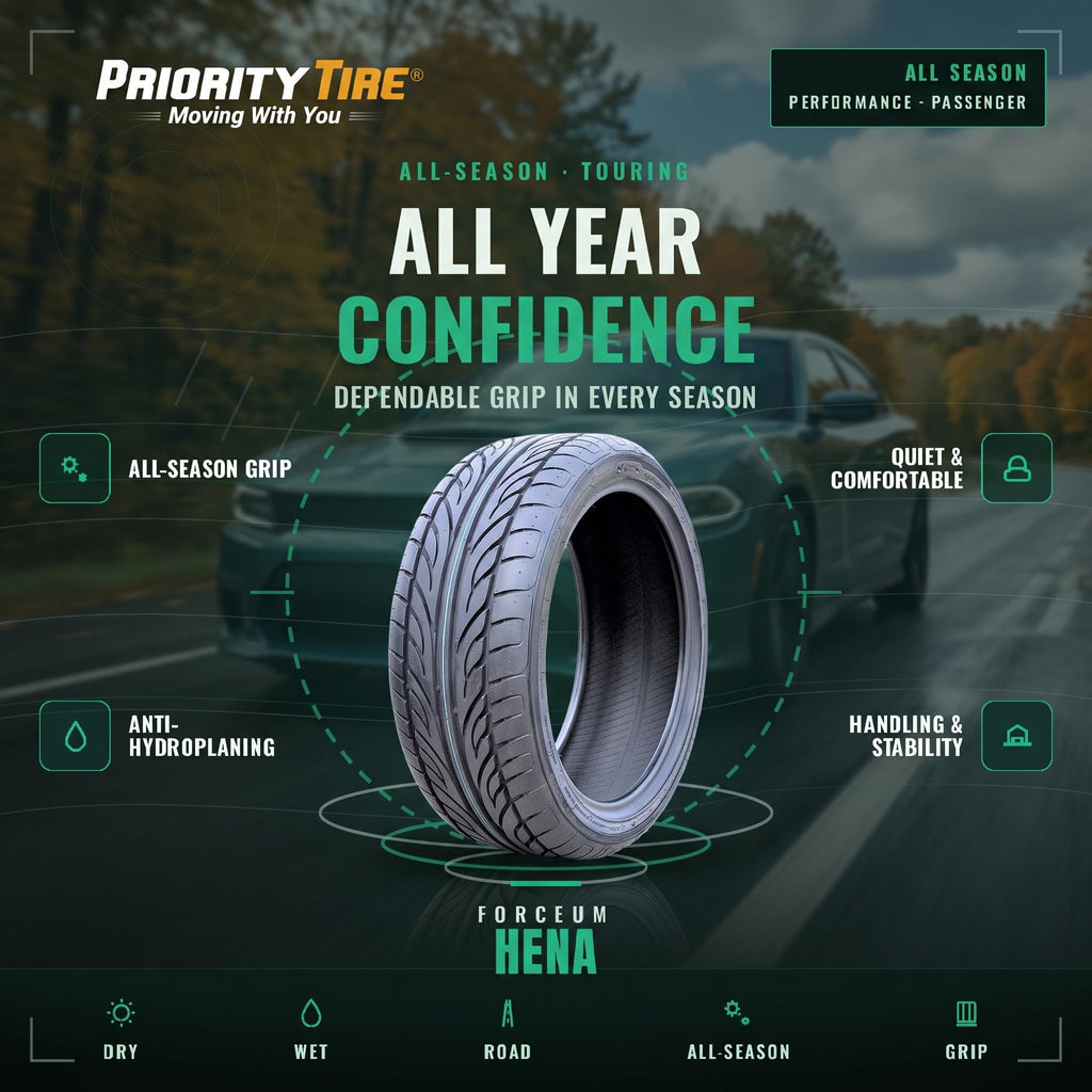 4 x 235/45ZR17 97W XL All Season Passenger Tires P7745