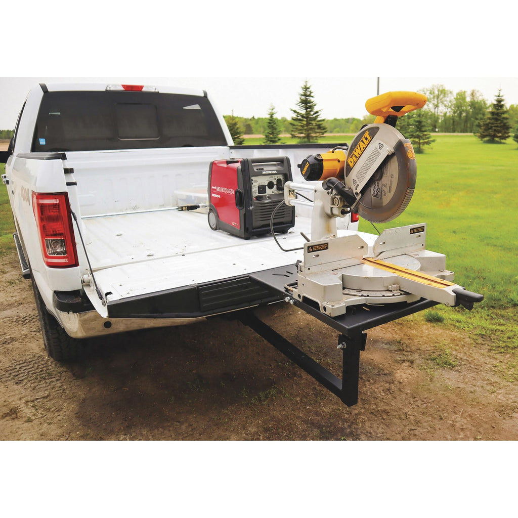 Folding Hitch-Mounted Steel Work Bench U564308