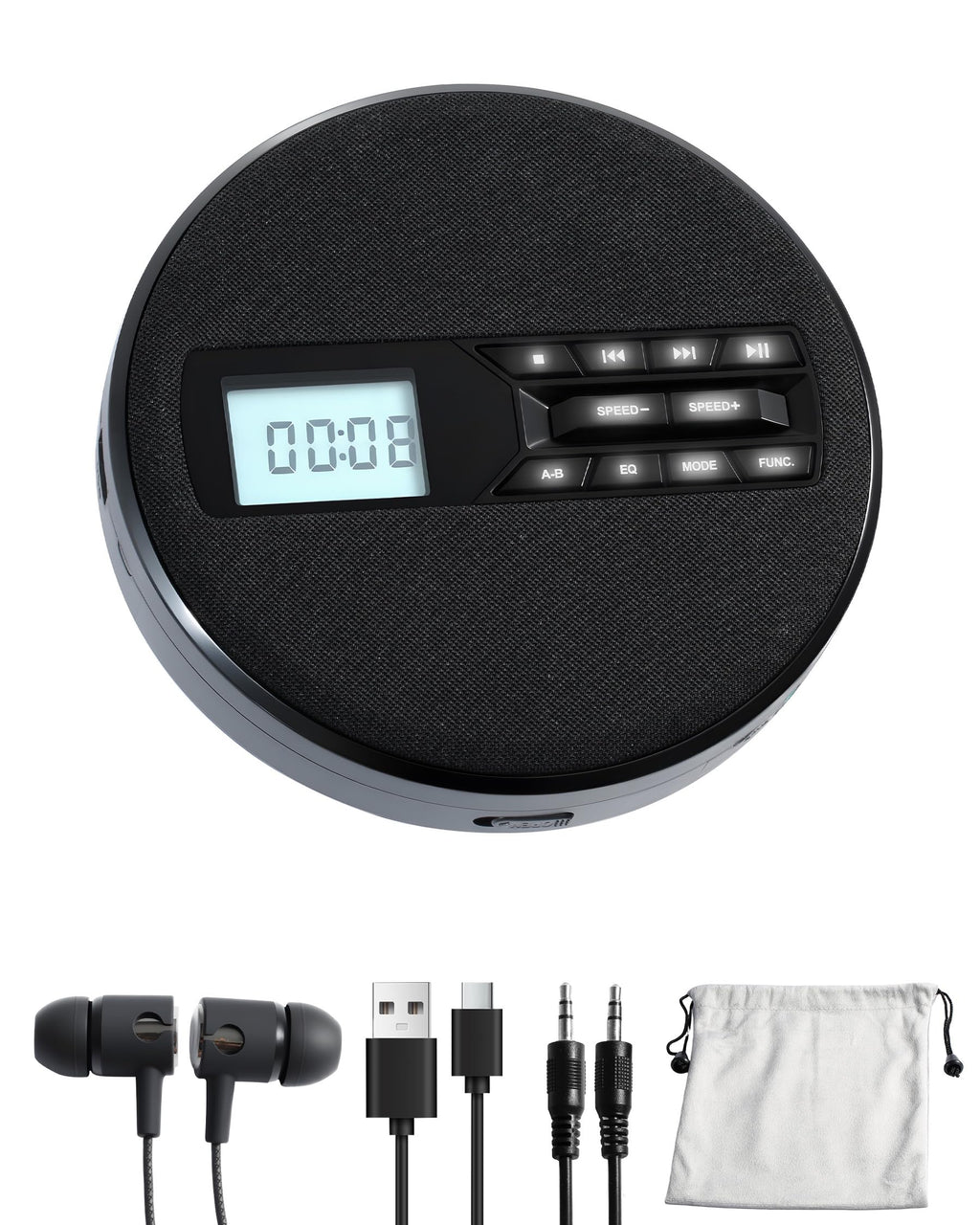 Portable CD Player with Speakers E983