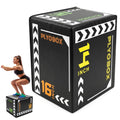 3-in-1 Foam Plyometric Jump Box with Non-Slip PVC Cover O57444