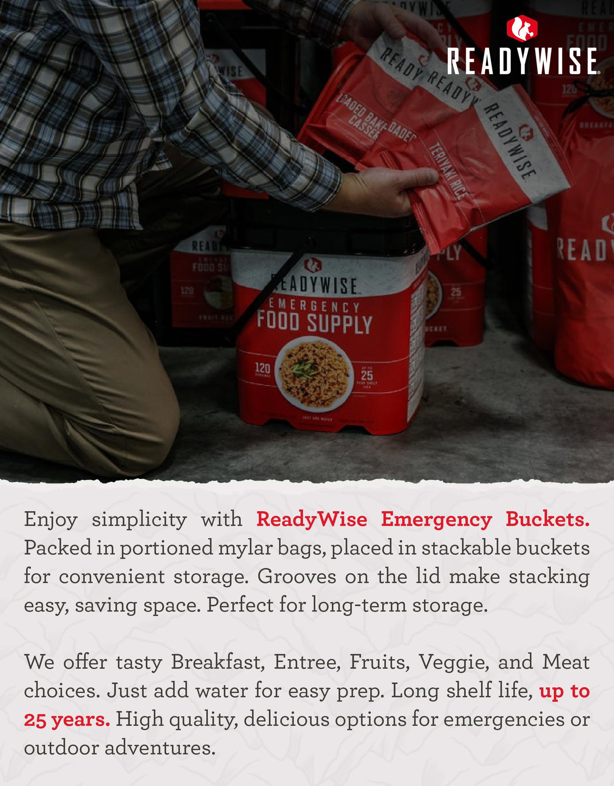 Emergency Survival Food Supply 120 Serving D804340