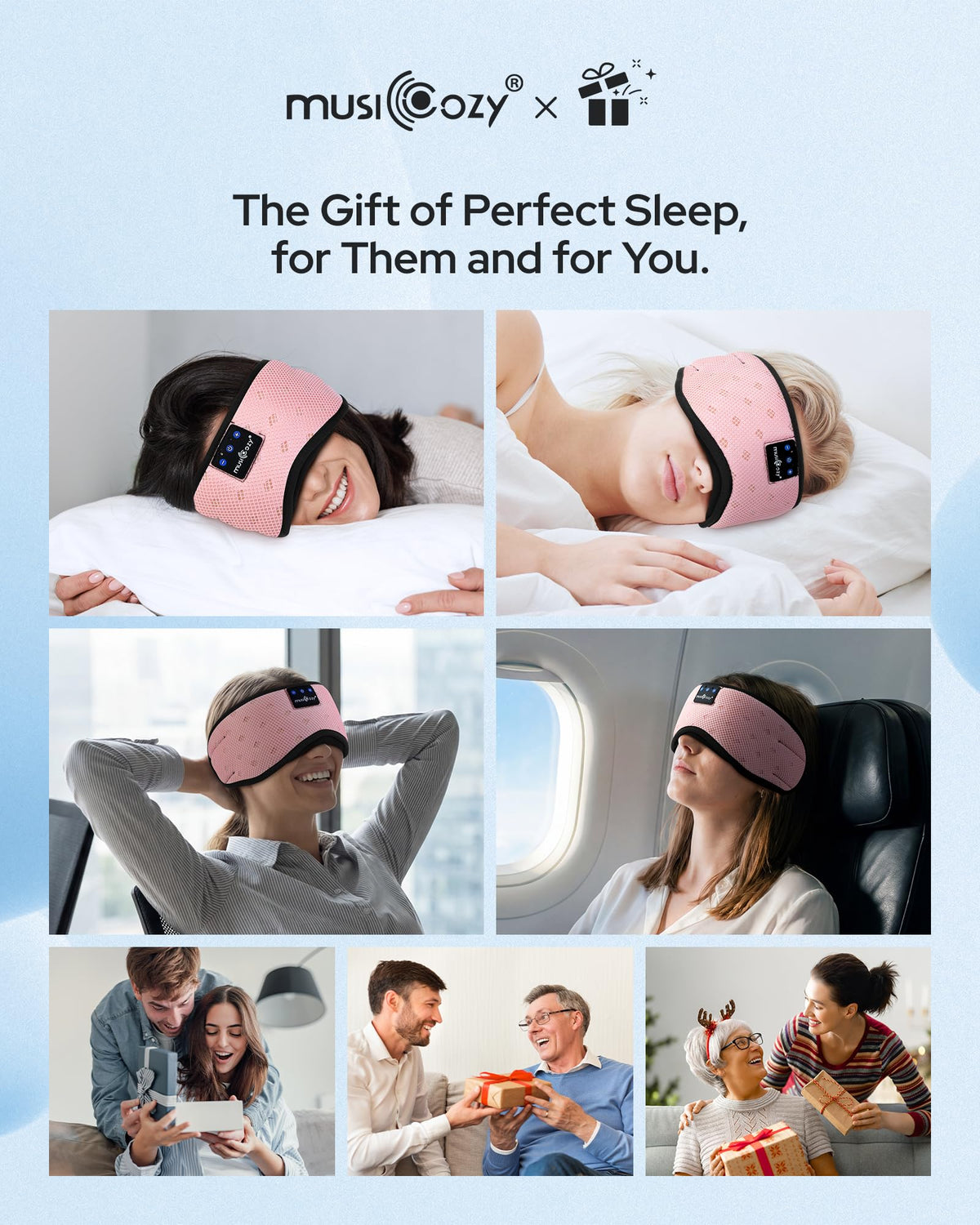 Bluetooth Sleep Mask Headphones L6970