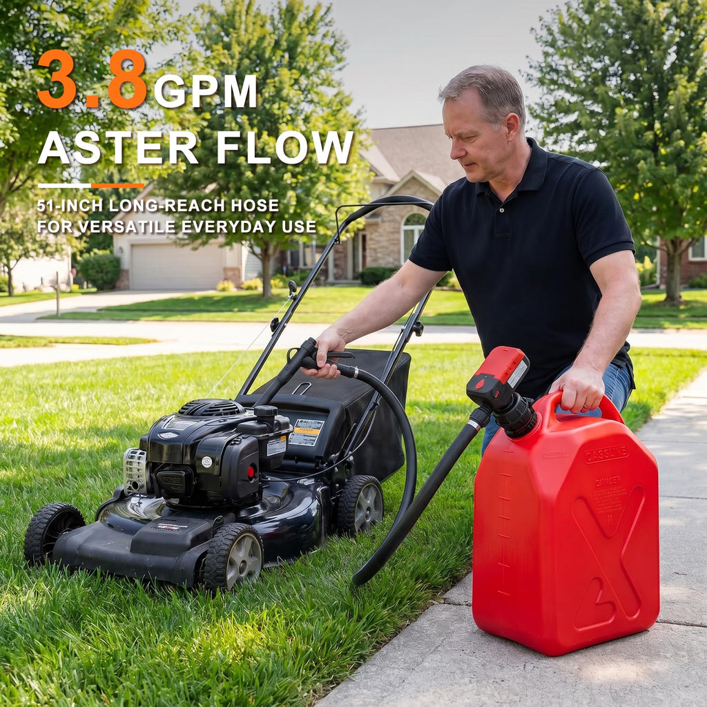 Portable Gas Can Fuel Pump W35808