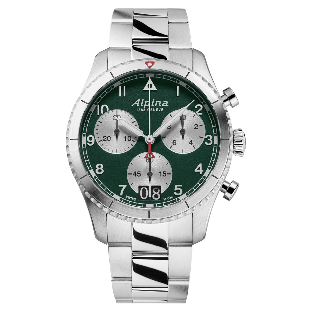 Men's Swiss Made Quartz Chronograph Watch, Stainless Steel, Sapphire Crystal, 41mm I363