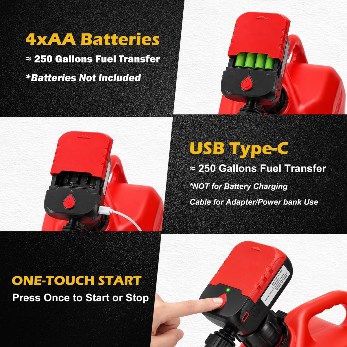Portable Gas Can Fuel Pump W35808