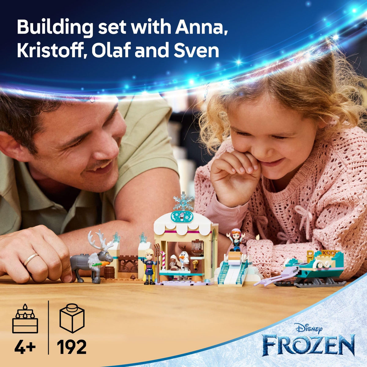 Building Toy Set with 2 Disney Princess Minidolls F4257