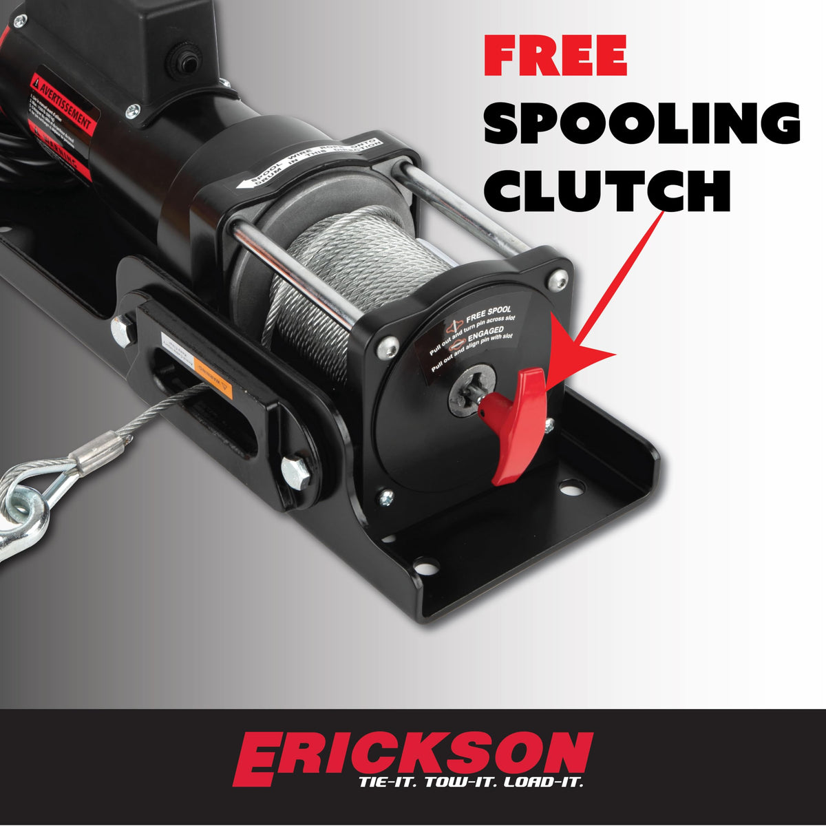 120V AC Electric Winch 1500lb Capacity O593929