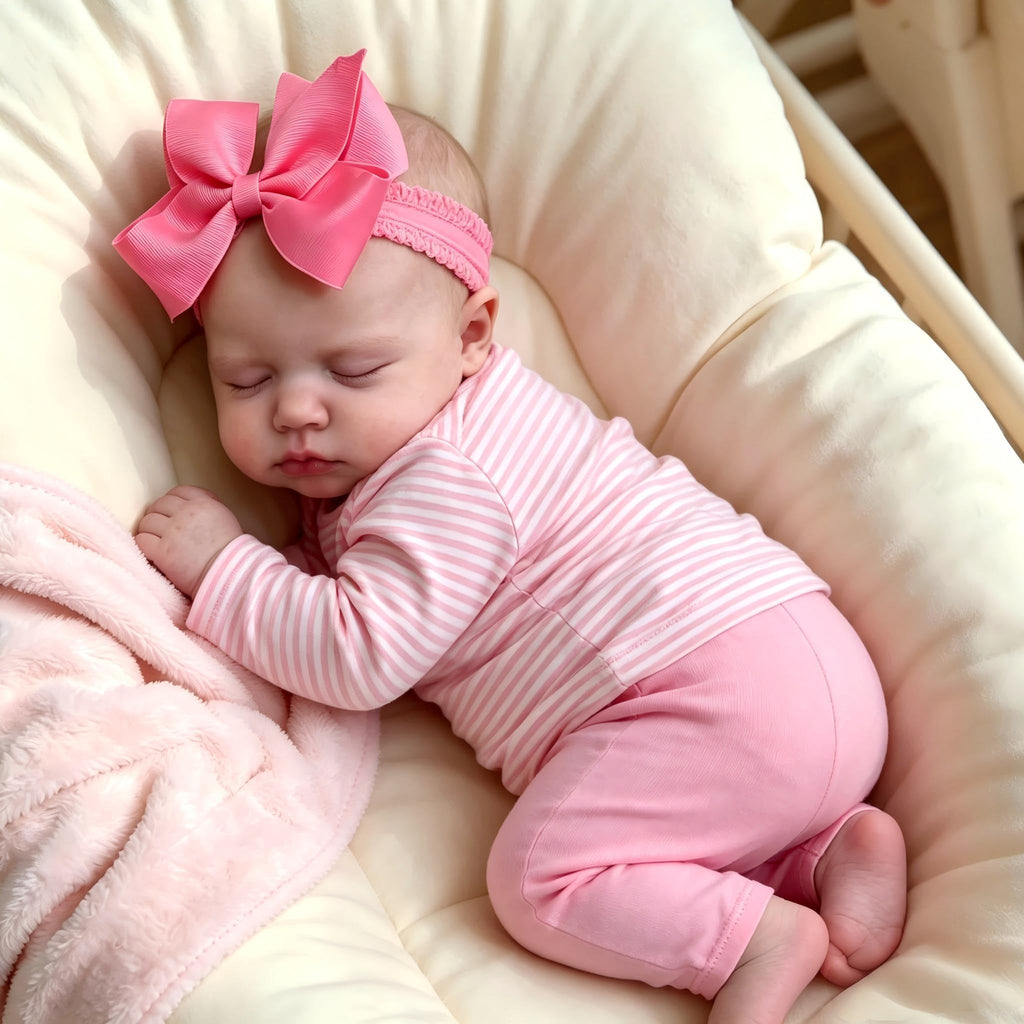 20 Inch Realistic Newborn Baby Dolls with Pink Clothes L98321