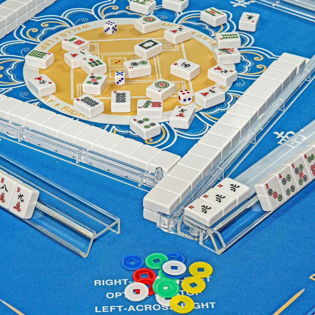 Mahjong Racks with Pushers Set of 4 P77292