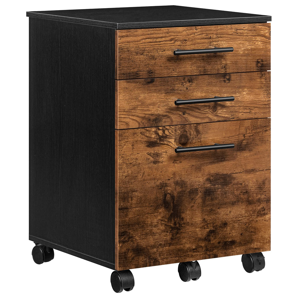 3 Drawer Wood File Cabinet P388251