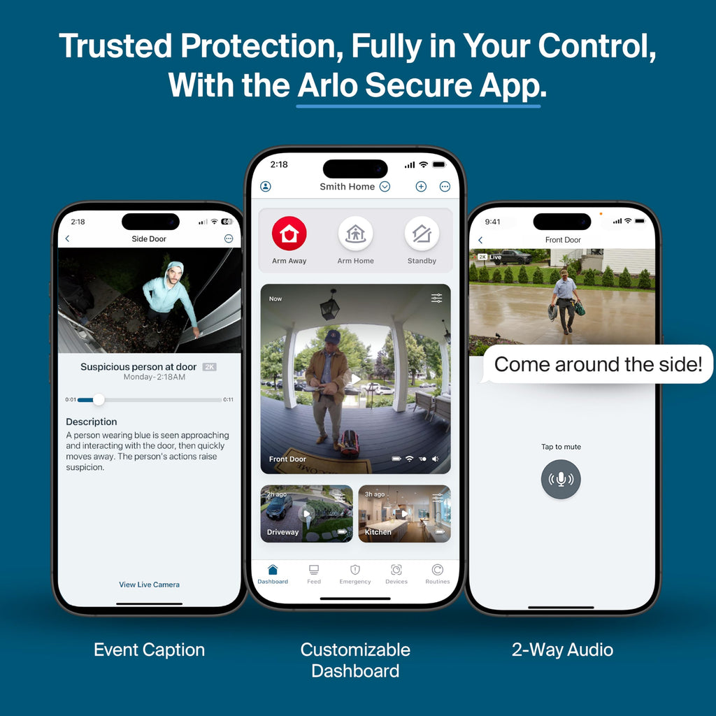 Wireless Security Camera 2K HDR 2-Cam X116