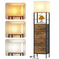 Tall Nightstand with Light & 4 Drawers G23013