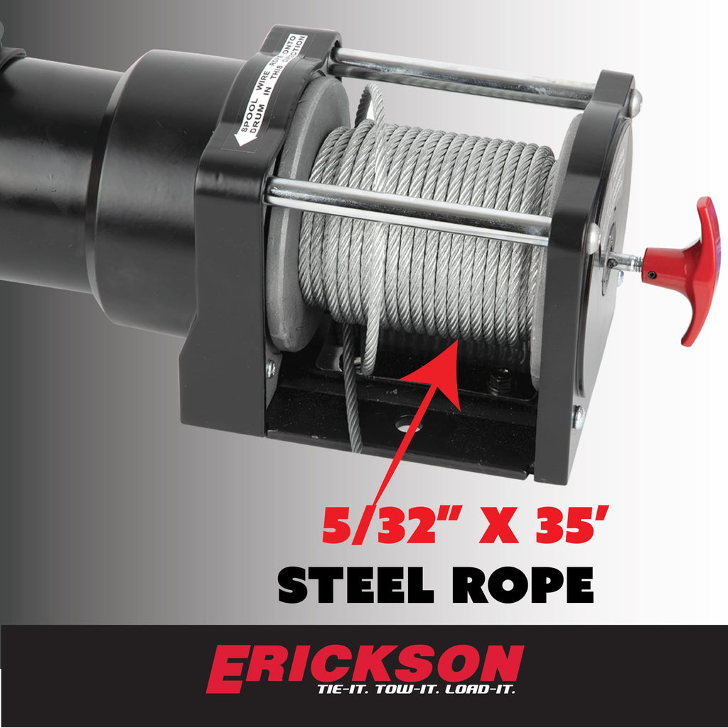 120V AC Electric Winch 1500lb Capacity O593929