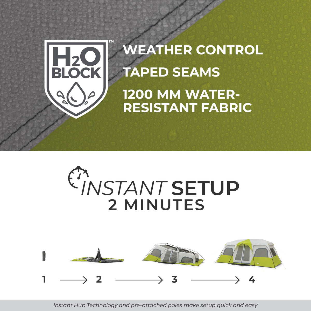 Instant Cabin Tents J3057
