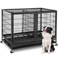 48 inch Wire Dog Crate with Divider H1250