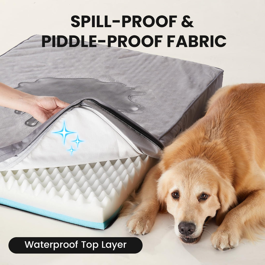 Large Reversible Memory Foam Dog Bed Y22857