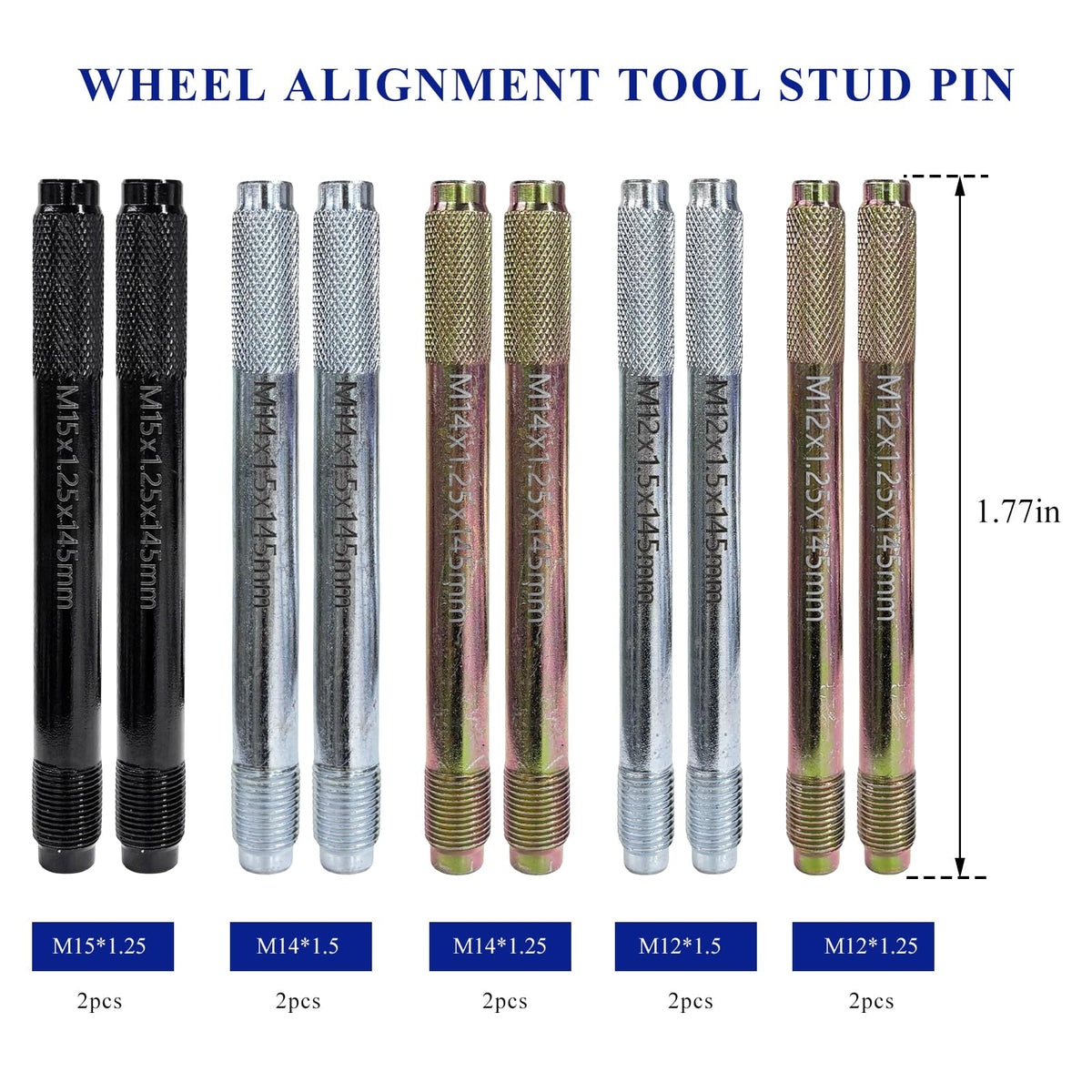 M12 M14 M15 Wheel Alignment Pin Guide Tools Z509662